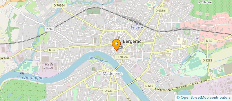 localisation de l'entreprise ASSOCIATION DES RESEAUX SOLIDAIRES  BERGERAC