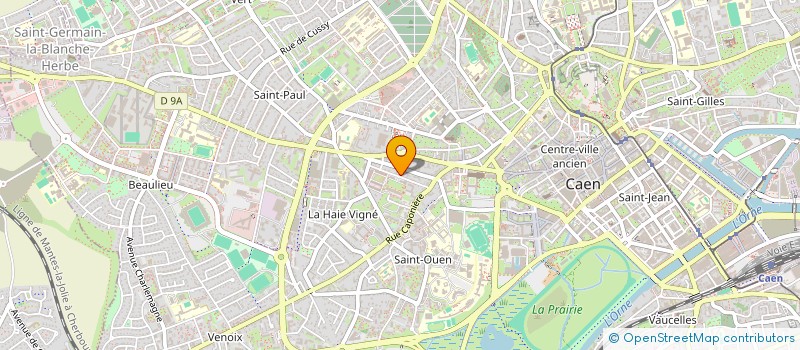 localisation de l'entreprise ASSOCIATION DES RESERVISTES CITOYENS DE DEFENSE ET DE SECURITE DU CALVADOS à CAEN
