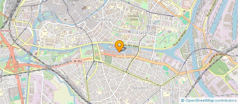 localisation de l'entreprise ASSOCIATION DES RESIDENTS COREENS A STRASBOURG  STRASBOURG