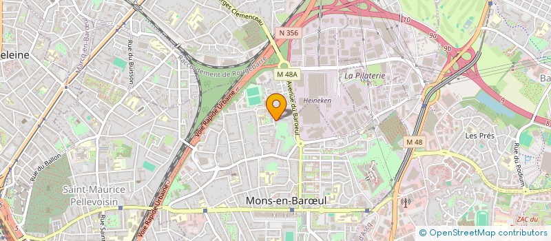 localisation de l'entreprise ASSOCIATION DES RESIDENTS DE MONS-LA-CHAPELLE  MONS-EN-BARUL