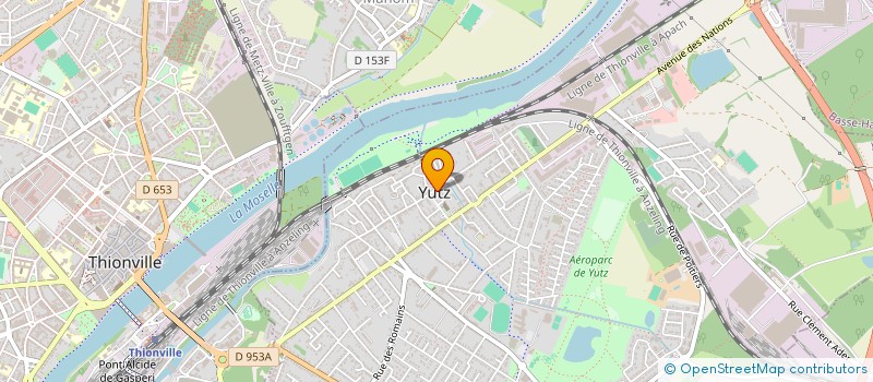 localisation de l'entreprise ASSOCIATION DES RESIDENTS DE YUTZ-CITE  YUTZ