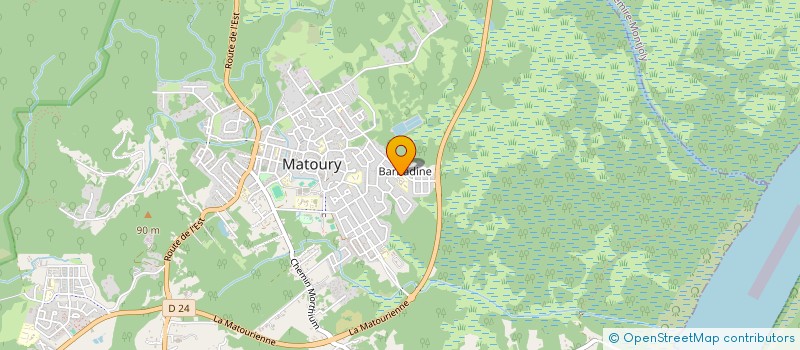 localisation de l'entreprise ASSOCIATION DES RESIDENTS DES BARBADINES à MATOURY