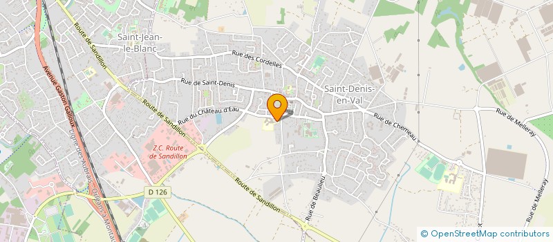 localisation de l'entreprise ASSOCIATION DES RESIDENTS DES PINELLES à SAINT-DENIS-EN-VAL
