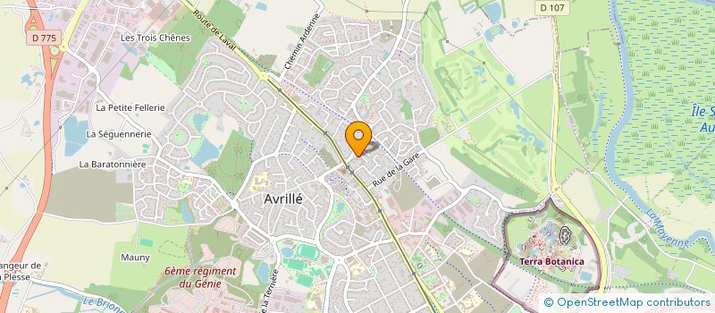 localisation de l'entreprise ASSOCIATION DES RESIDENTS DES ROSIERS  AVRILLE