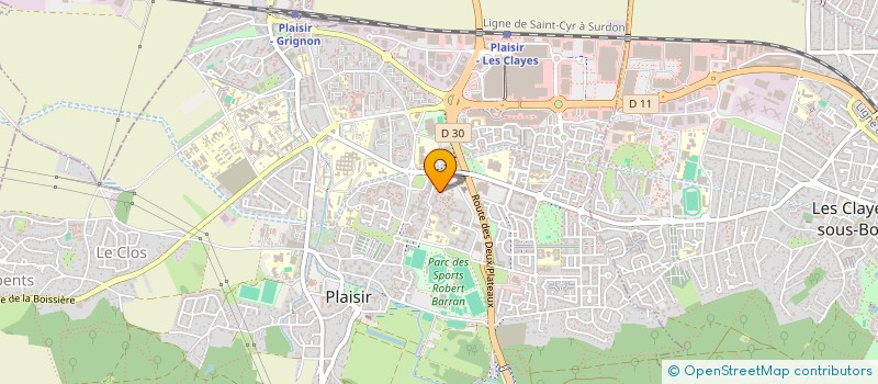 localisation de l'entreprise ASSOCIATION DES RESIDENTS DU VALIBOUT à PLAISIR