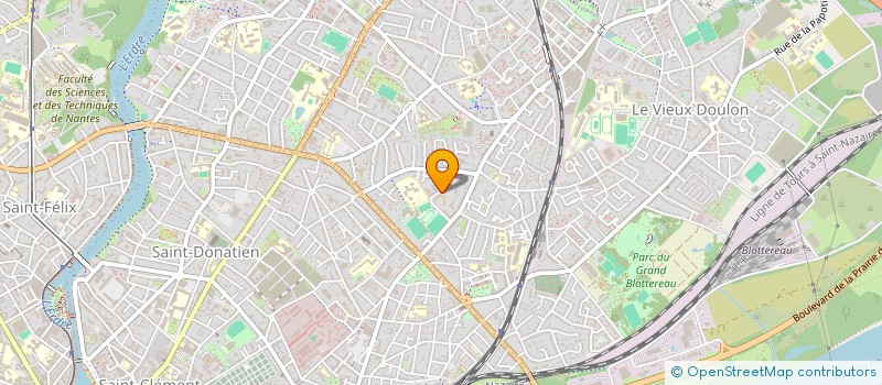 localisation de l'entreprise ASSOCIATION DES RESIDENTS ET AMIS DE LA HAUTE MITRIE à NANTES