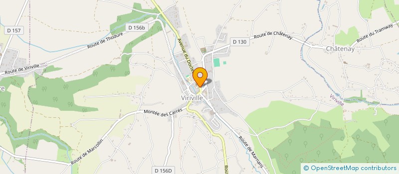 localisation de l'entreprise ASSOCIATION DES RESISTANTS DU SECTEUR 3 DE L'ARMEE SECRETE DE L'ISERE ET DES CHAMBARANDS  VIRIVILLE