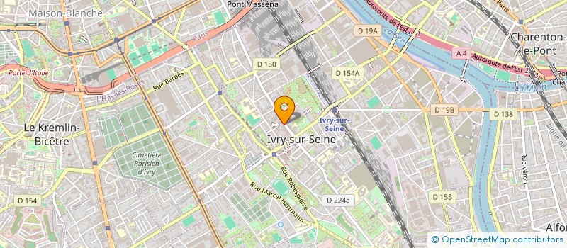 localisation de l'entreprise ASSOCIATION DES RESORTISSANTS COMORIENS HABITANTS A IVRY SUR SEINE  IVRY-SUR-SEINE