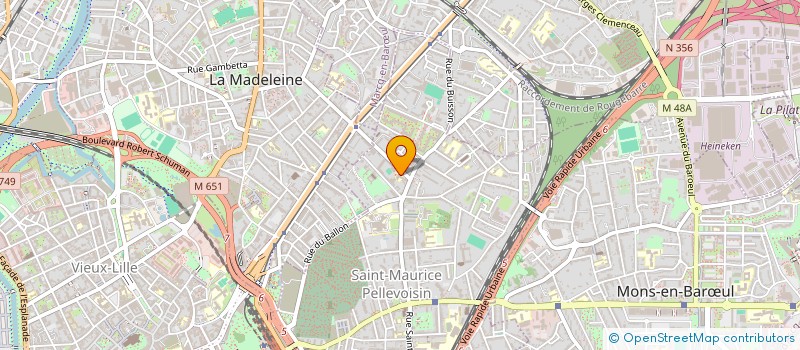 localisation de l'entreprise ASSOCIATION DES RESPONSABLES DE CENTRES (ARCEN) à LILLE