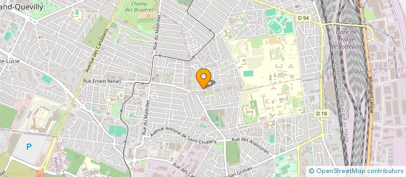 localisation de l'entreprise ASSOCIATION DES RESSORTISSANTES GUINEENNES DE ROUEN  SOTTEVILLE-LES-ROUEN