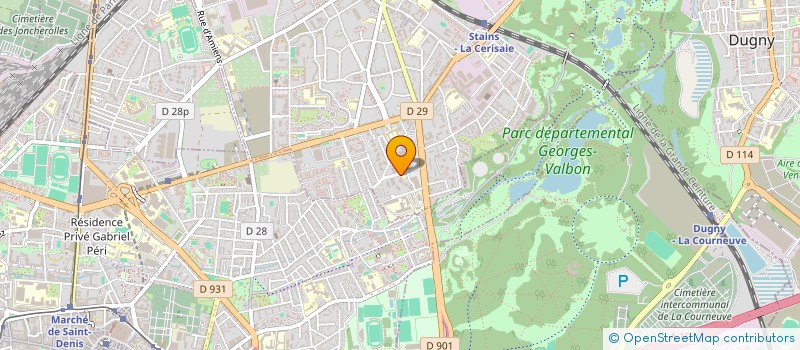 localisation de l'entreprise ASSOCIATION DES RESSORTISSANTS DE DIAKONE RESIDENTS EN FRANCE à STAINS
