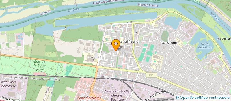 localisation de l'entreprise ASSOCIATION DES RESSORTISSANTS DE DIAMOUGUEL EN FRANCE  MANTES-LA-JOLIE