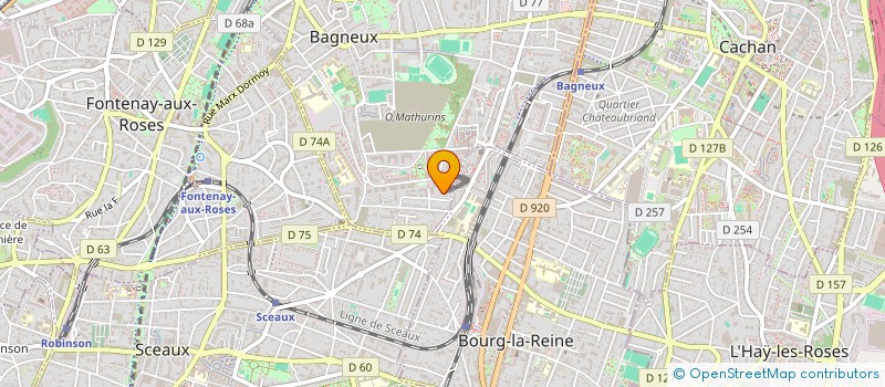 localisation de l'entreprise ASSOCIATION DES RESSORTISSANTS DE DOUGOUWOLOFILA  BAGNEUX