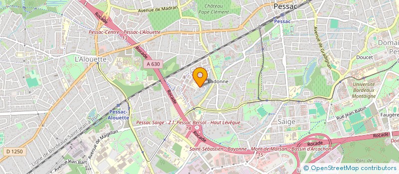 localisation de l'entreprise ASSOCIATION DES RESSORTISSANTS DE FALIA - GIRONDE à PESSAC