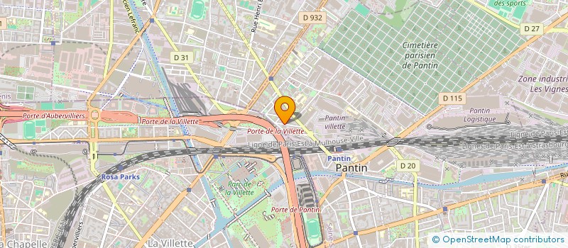 localisation de l'entreprise ASSOCIATION DES RESSORTISSANTS DE FEGUI EN FRANCE (ARFF)  PANTIN