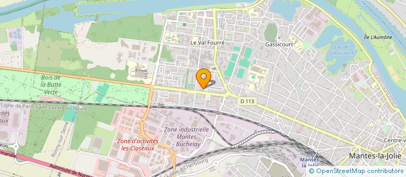 localisation de l'entreprise ASSOCIATION DES RESSORTISSANTS DE GOUDIRY WOUNDI  MANTES-LA-JOLIE