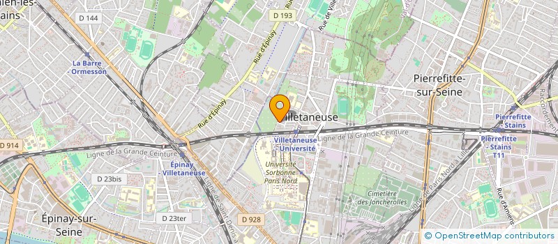 localisation de l'entreprise ASSOCIATION DES RESSORTISSANTS DE KINGABWA à VILLETANEUSE