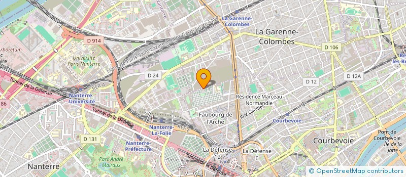 localisation de l'entreprise ASSOCIATION DES RESSORTISSANTS DE LA COMMUNAUTE RURALE DE KOTHIARY EN FRANCE à COURBEVOIE