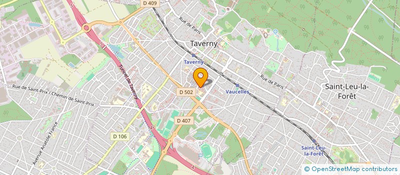 localisation de l'entreprise ASSOCIATION DES RESSORTISSANTS DE LA COMMUNE DE BADIA - ARCB  TAVERNY