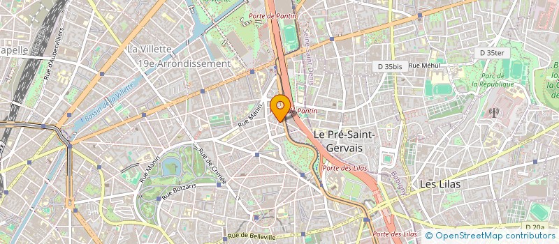 localisation de l'entreprise ASSOCIATION DES RESSORTISSANTS DE LA COMMUNE DE GRAND PIN EN EUROPE  PARIS