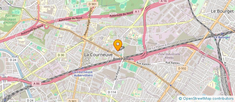 localisation de l'entreprise ASSOCIATION DES RESSORTISSANTS DE LA REGION DE MITSAMIOULI COMORES RESIDANT EN FRANCE à LA COURNEUVE