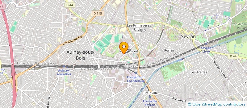 localisation de l'entreprise ASSOCIATION DES RESSORTISSANTS DE MBEYDIYA EN FRANCE à SEVRAN