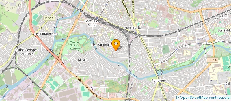 localisation de l'entreprise ASSOCIATION DES RESSORTISSANTS DE MOUDERY AU MANS (A.R.M.M)  LE MANS