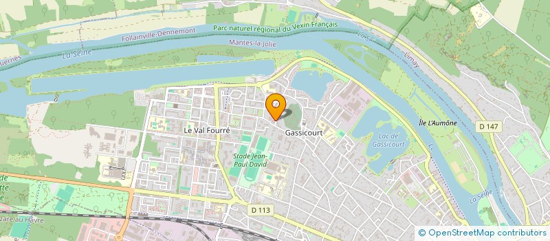 localisation de l'entreprise ASSOCIATION DES RESSORTISSANTS DE SABY LAREDJI EN FRANCE  MANTES-LA-JOLIE