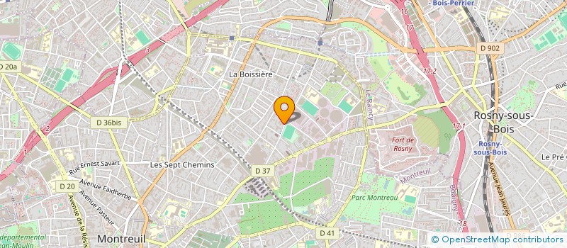 localisation de l'entreprise ASSOCIATION DES RESSORTISSANTS DE TAKOUTALA POUR LE DEVELOPPEMENT EN FRANCE à MONTREUIL