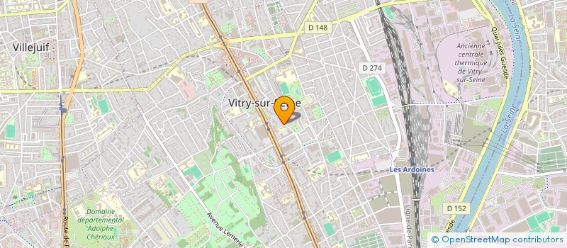 localisation de l'entreprise ASSOCIATION DES RESSORTISSANTS DE TIMBI PITA ET AMIS VIVANT EN FRANCE A.R.TI.PI.A.F à VITRY-SUR-SEINE