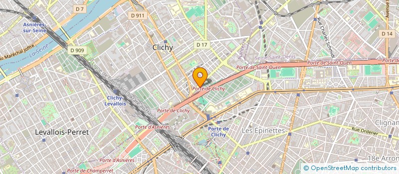 localisation de l'entreprise ASSOCIATION DES RESSORTISSANTS DE TOULEL EN EUROPE à CLICHY