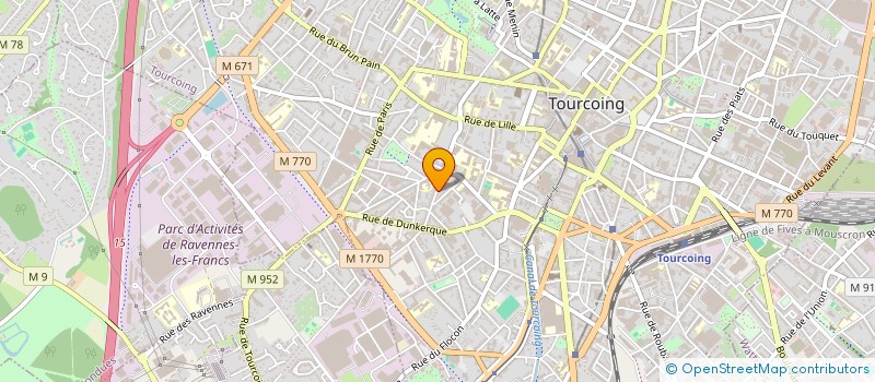localisation de l'entreprise ASSOCIATION DES RESSORTISSANTS DE YAOUNDE DES HAUTS DE FRANCE à TOURCOING