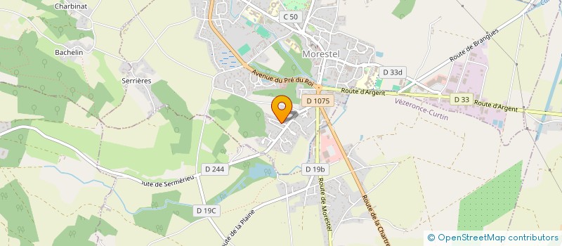 localisation de l'entreprise ASSOCIATION DES RESSORTISSANTS DU LYCEE TECHNIQUE SAMBONGA DE BANGUI  MORESTEL