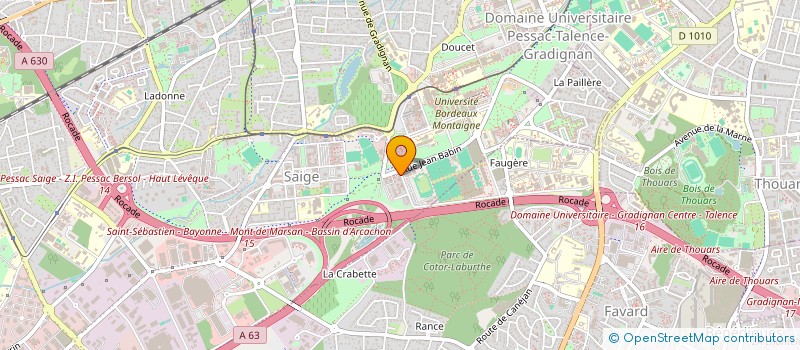 localisation de l'entreprise ASSOCIATION DES RESSORTISSANTS ET ETUDIANTS TOGOLAIS EN AQUITAINE ( ARETA ) à PESSAC