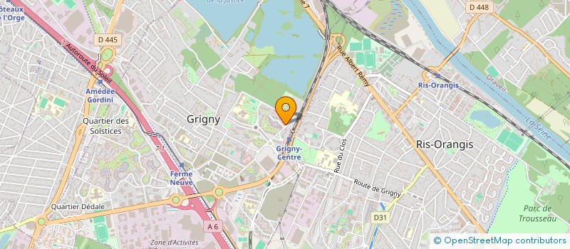 localisation de l'entreprise ASSOCIATION DES RESSORTISSANTS MAGHAMOIS EN FRANCE à GRIGNY