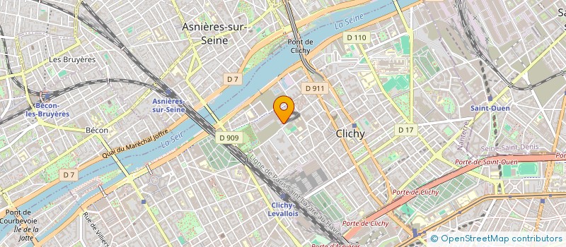 localisation de l'entreprise ASSOCIATION DES RESSORTISSANTS MAURITANIENS DE BOUANZ ET NDIEWO EN FRANCE (ARMBNF) à CLICHY