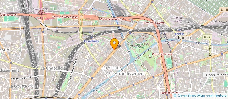 localisation de l'entreprise ASSOCIATION DES RESSORTISSANTS POUR LE DEVELOPPEMENT DE M BAHE  PARIS