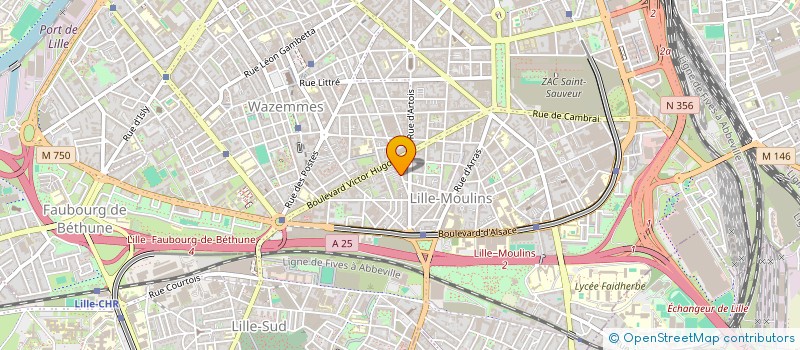 localisation de l'entreprise ASSOCIATION DES RESSORTISSANTS TOUGUE DU NORD à LILLE