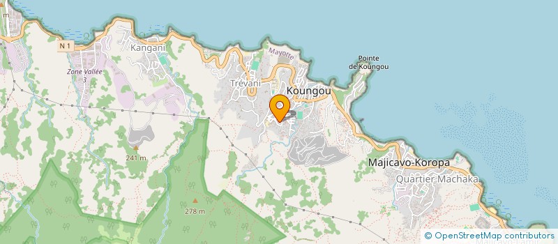 localisation de l'entreprise ASSOCIATION DES RESSORTISSANTS VOUVOUNIENS DE MAYOTTE (AVM) à MAMOUDZOU
