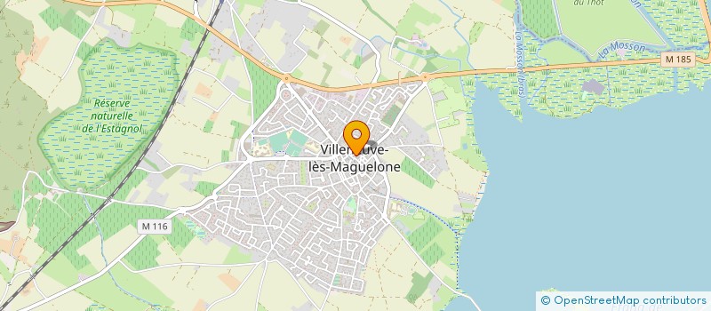 localisation de l'entreprise ASSOCIATION DES RETRAITES  VILLENEUVE-LES-MAGUELONE