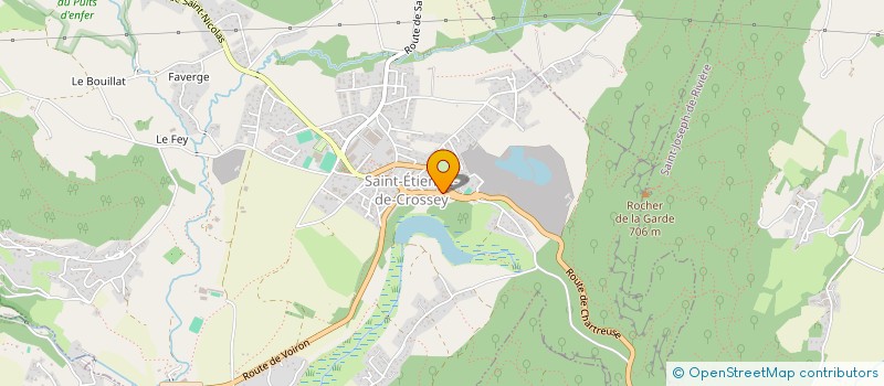 localisation de l'entreprise ASSOCIATION DES RETRAITES DE SKIS ROSSIGNOL FRANCE  SAINT-ETIENNE-DE-CROSSEY