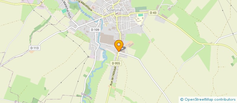 localisation de l'entreprise ASSOCIATION DES RETRAITES DE VALLOUREC ET AFFIVAL DE SOLESMES ET ENVIRONS à SOLESMES