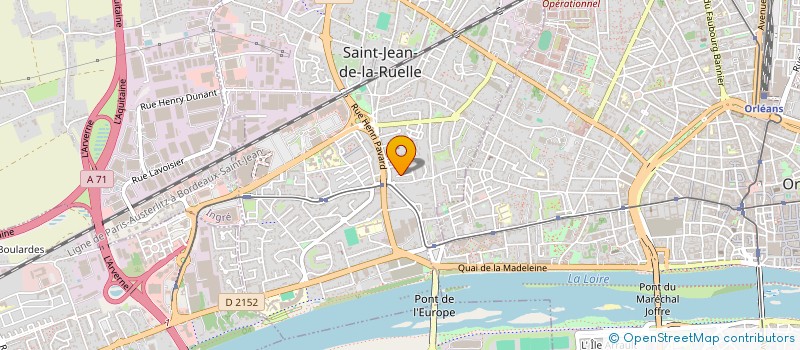 localisation de l'entreprise ASSOCIATION DES RETRAITES DES TABACS à SAINT-JEAN-DE-LA-RUELLE