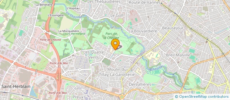 localisation de l'entreprise ASSOCIATION DES RETRAITES DU TILLAY  SAINT-HERBLAIN