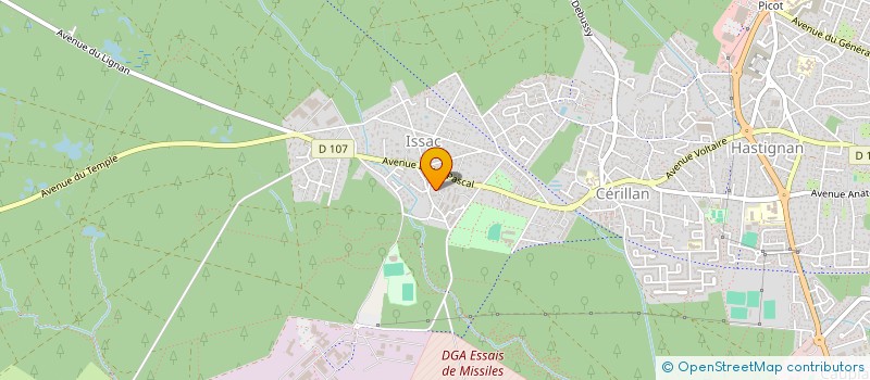 localisation de l'entreprise ASSOCIATION DES RETRAITES ET CONJOINTS DE RETRAITES DE L' AEROSPATIALE AQUITAINE à SAINT-MEDARD-EN-JALLES