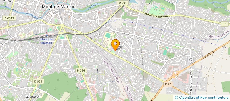 localisation de l'entreprise ASSOCIATION DES RETRAITES ET PERSONNES AGEES à MONT-DE-MARSAN