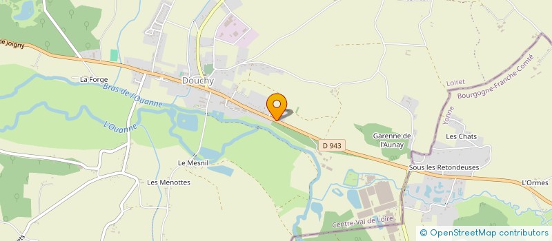 localisation de l'entreprise ASSOCIATION DES RETRAITES MILITAIRES, DES ANCIENS MILITAIRES ET DE LEURS CONJOINTS DU LOIRET à DOUCHY-MONTCORBON