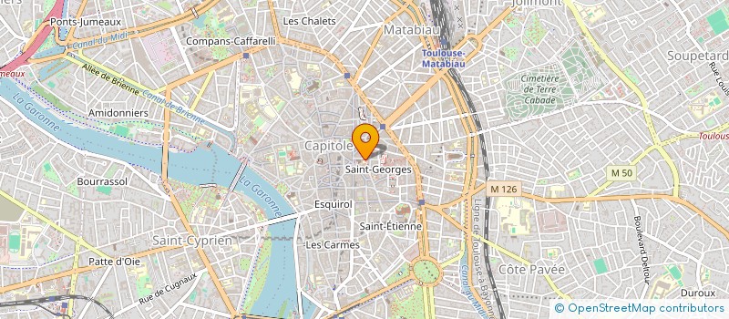 localisation de l'entreprise ASSOCIATION DES RETRAITES MILITAIRES ET VEUVES DE RETRAITES MILITAIRES DE LA HAUTE-GARONNE ARM 31 à TOULOUSE
