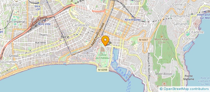 localisation de l'entreprise ASSOCIATION DES RETRAITES MUNICIPAUX DE LA VILLE DE NICE ET DE LA METROPOLE à NICE