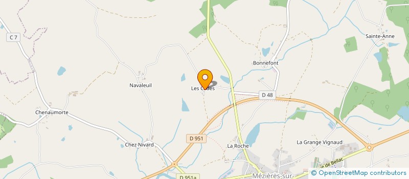 localisation de l'entreprise ASSOCIATION DES RIVERAINS DE LA RD 951  VAL D'ISSOIRE